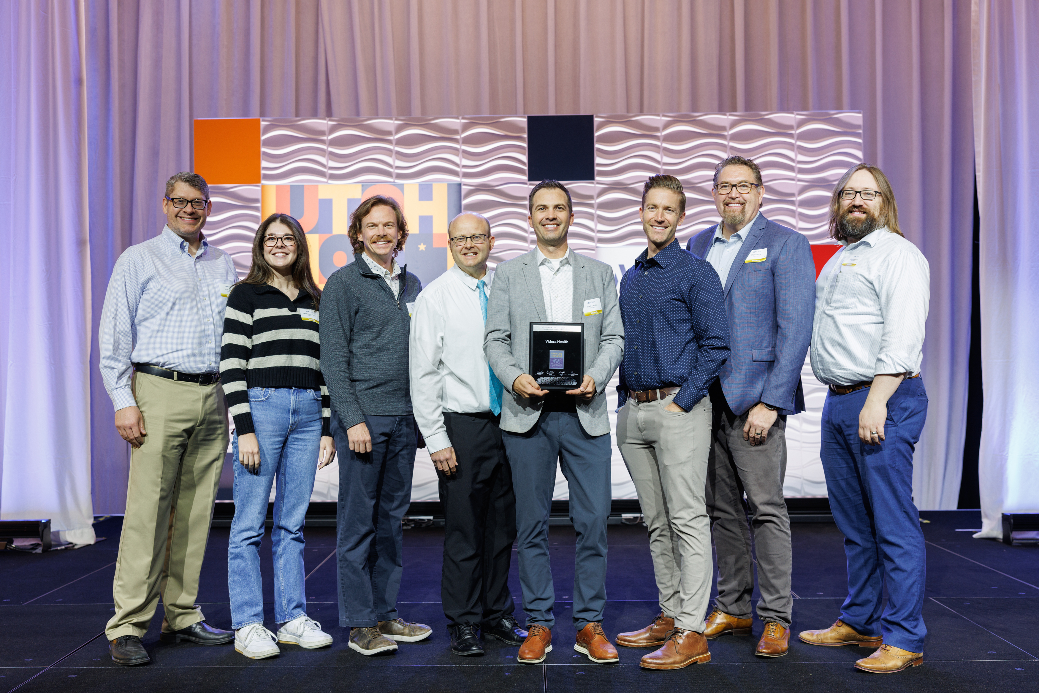 Videra Health team at the 2025 Utah 100 Awards